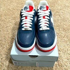 Never worn, women’s Nike Air Force One, size 9, with original box